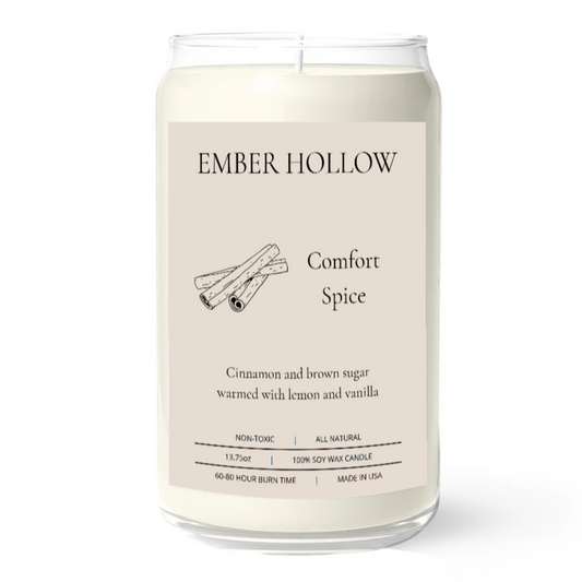 Comfort Spice – Hand-Poured 100% Soy Wax Candle (Spa Collection) 13.75oz